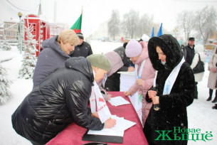 В Новогрудке проходят предвыборные пикеты